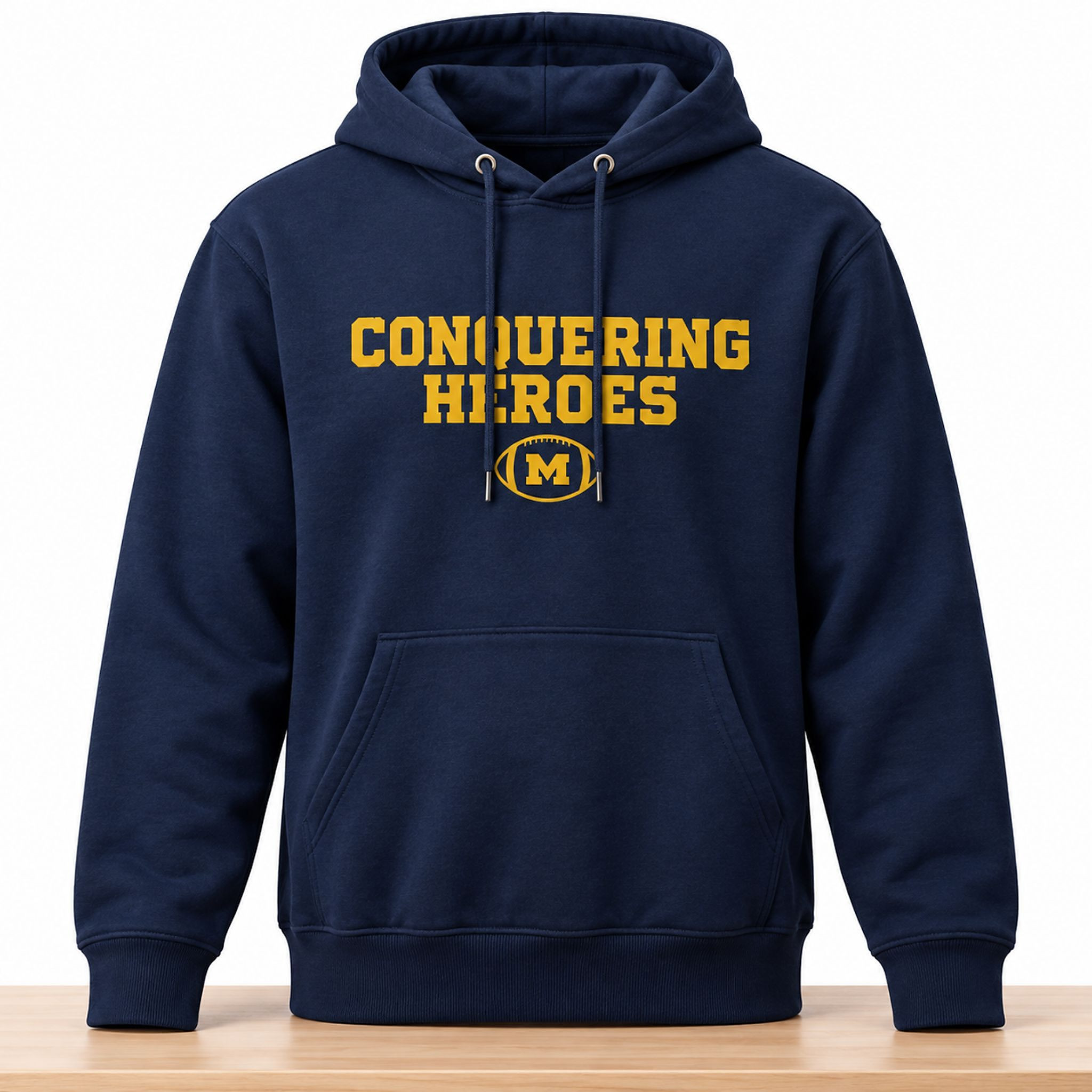 Michigan Wolverines Dave Portnoy Conquering Heroes Hoodie Michigan Wolverines Merch Fan Gear 1 - Unicasport Michigan Wolverines Dave Portnoy Conquering Heroes Hoodie Michigan Wolverines Merch Fan Gear