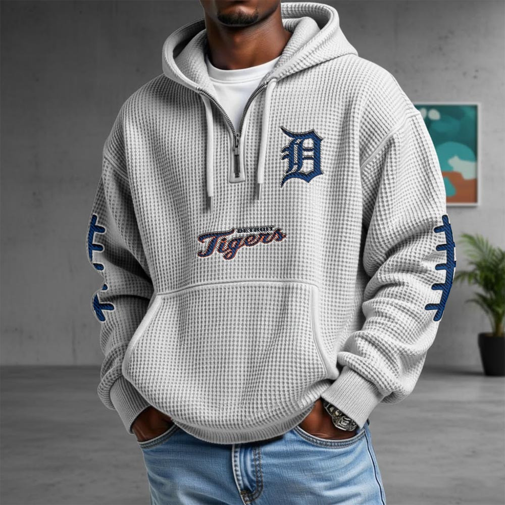Detroit Tigers Merch Quarter Zip Hoodie Tigers Baseball Pride Wear Sports Fans Gifts 1 - Unicasport Detroit Tigers Merch Quarter Zip Hoodie Tigers Baseball Pride Wear Sports Fans Gifts