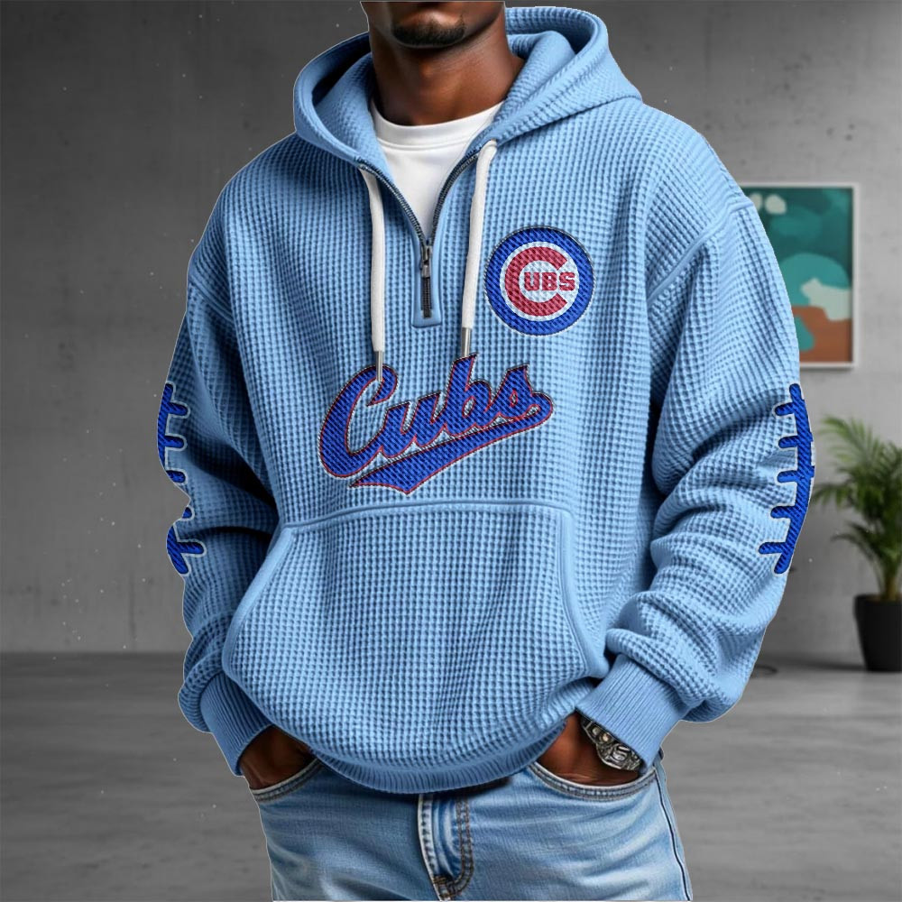 Chicago Cubs Merch Quarter Zip Hoodie Cubs Baseball Pride Clothes Game Day Gifts 1 - Unicasport Chicago Cubs Merch Quarter Zip Hoodie Cubs Baseball Pride Clothes Game Day Gifts