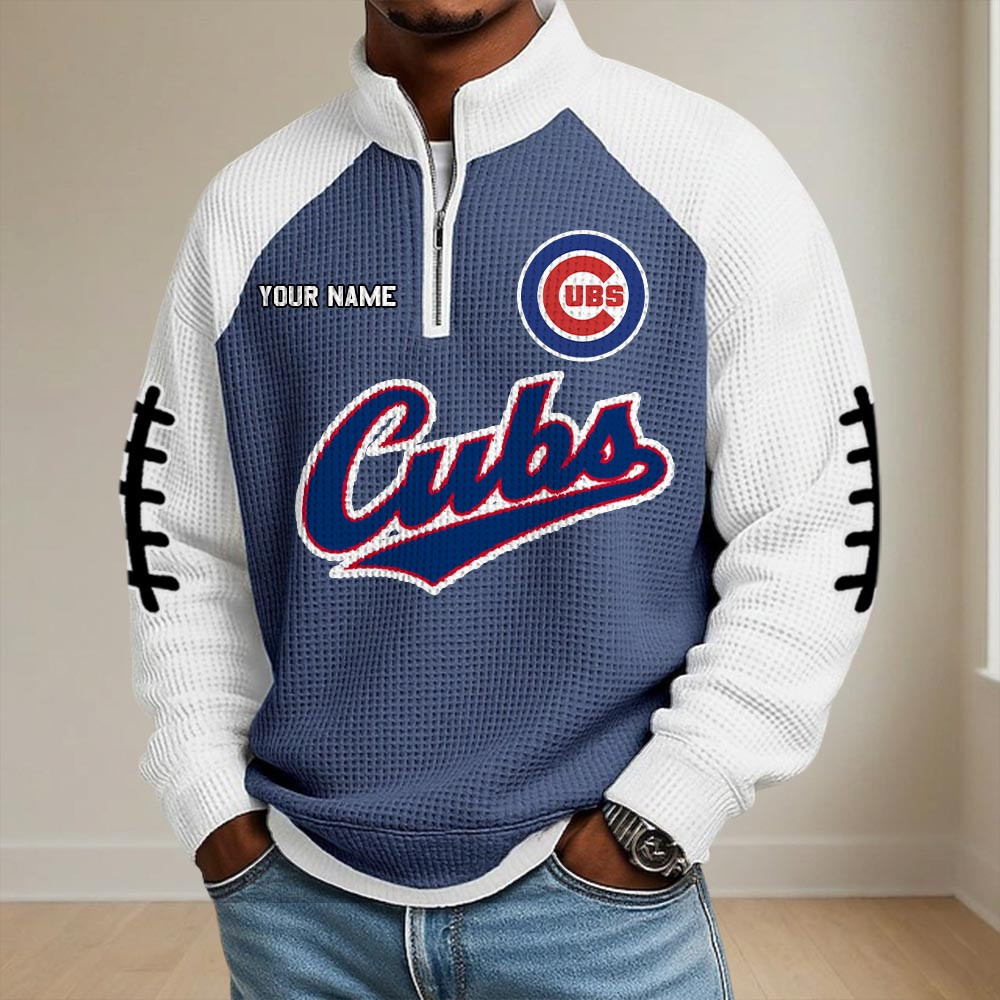 Custom Chicago Cubs Merch Half Zip Sweatshirt Cubs Gameday Clothes Brother Gifts 1 - Unicasport Custom Chicago Cubs Merch Half Zip Sweatshirt Cubs Gameday Clothes Brother Gifts