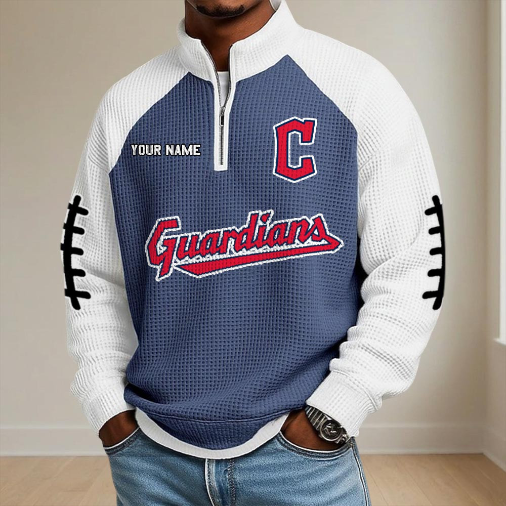 Custom Cleveland Guardians Merch Half Zip Sweatshirt Guardians Gameday Attire Gifts 1 - Unicasport Custom Cleveland Guardians Merch Half Zip Sweatshirt Guardians Gameday Attire Gifts