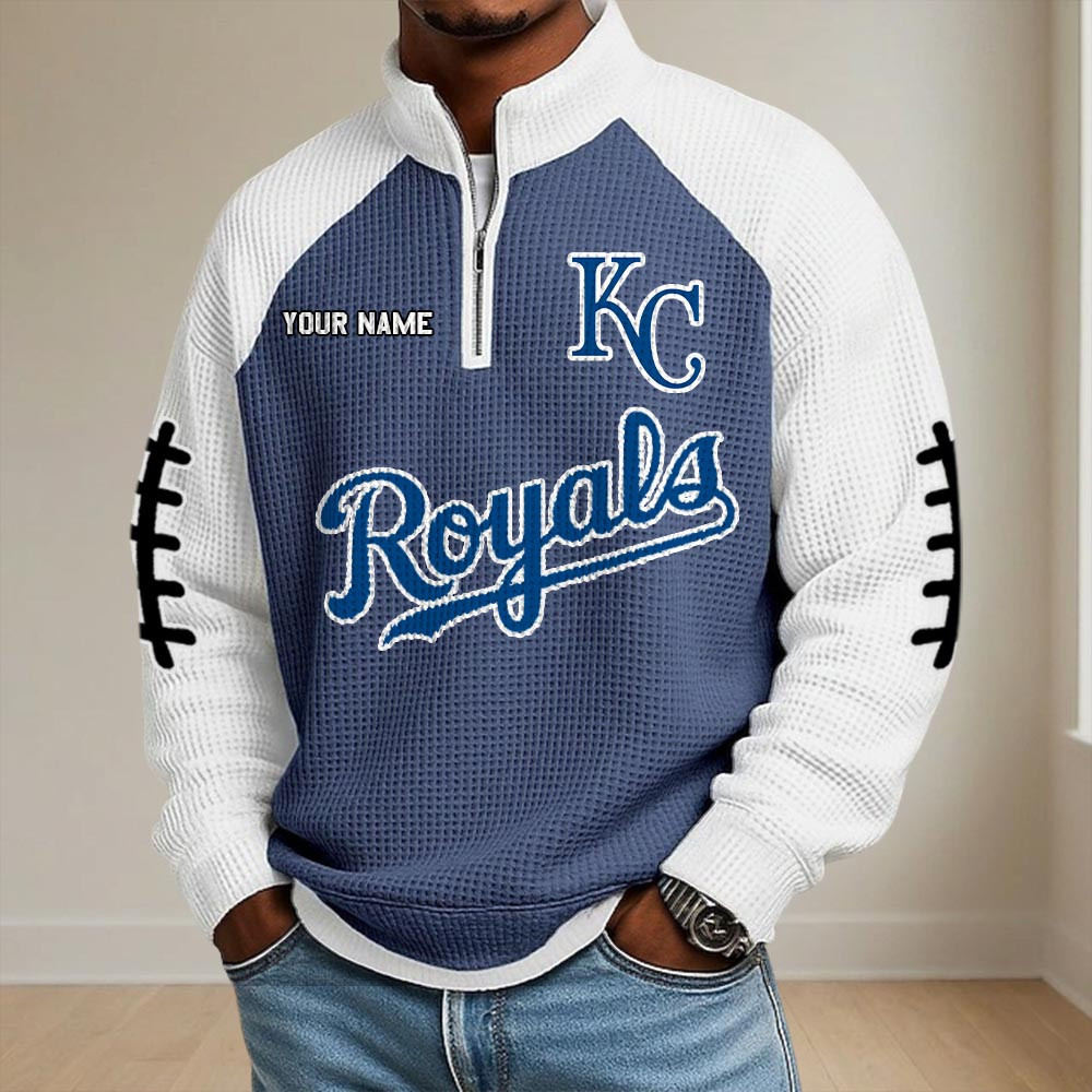 Custom Kansas City Royals Merch Half Zip Sweatshirt Royals Baseball Apparel Fan Gifts 1 - Unicasport Custom Kansas City Royals Merch Half Zip Sweatshirt Royals Baseball Apparel Fan Gifts