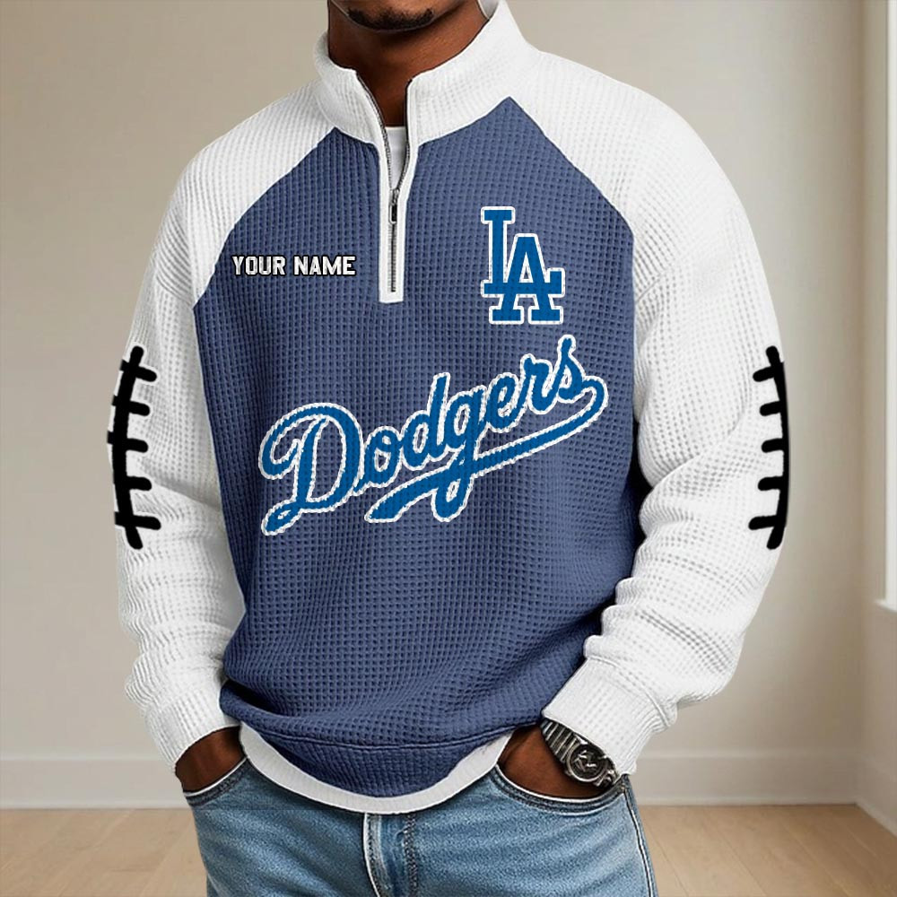 Custom Los Angeles Dodgers Merch Half Zip Sweatshirt Dodgers Baseball Gear Gifts 1 - Unicasport Custom Los Angeles Dodgers Merch Half Zip Sweatshirt Dodgers Baseball Gear Gifts