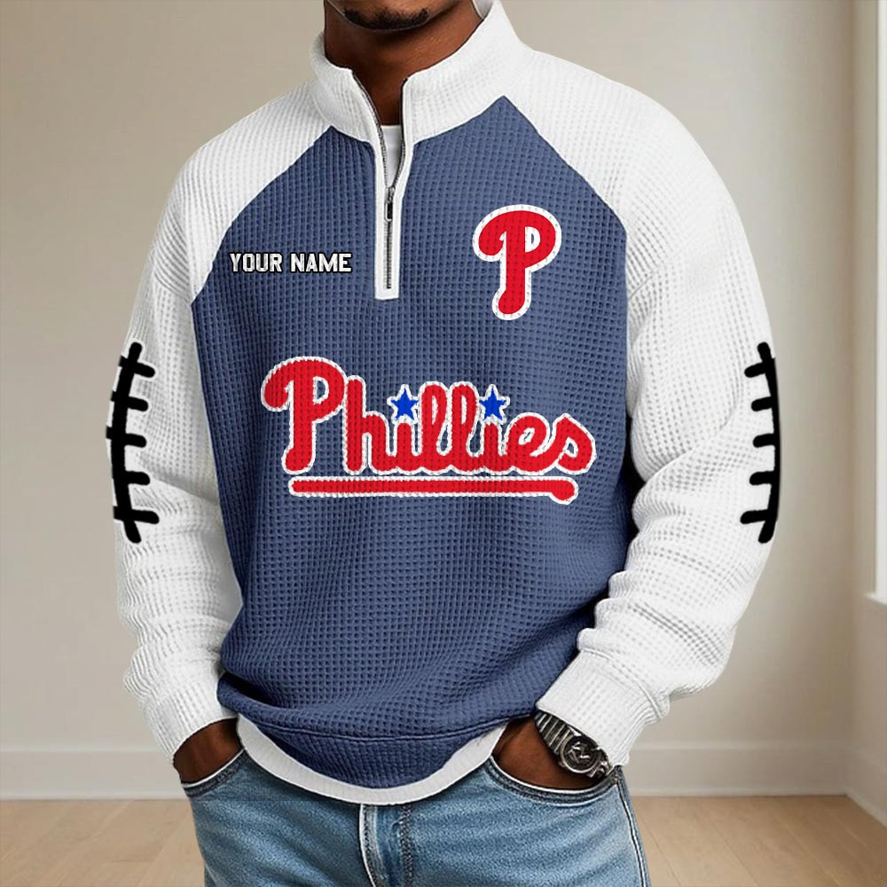 Custom Philadelphia Phillies Merch Half Zip Sweatshirt Phillies Baseball Attire Gift 1 - Unicasport Custom Philadelphia Phillies Merch Half Zip Sweatshirt Phillies Baseball Attire Gift