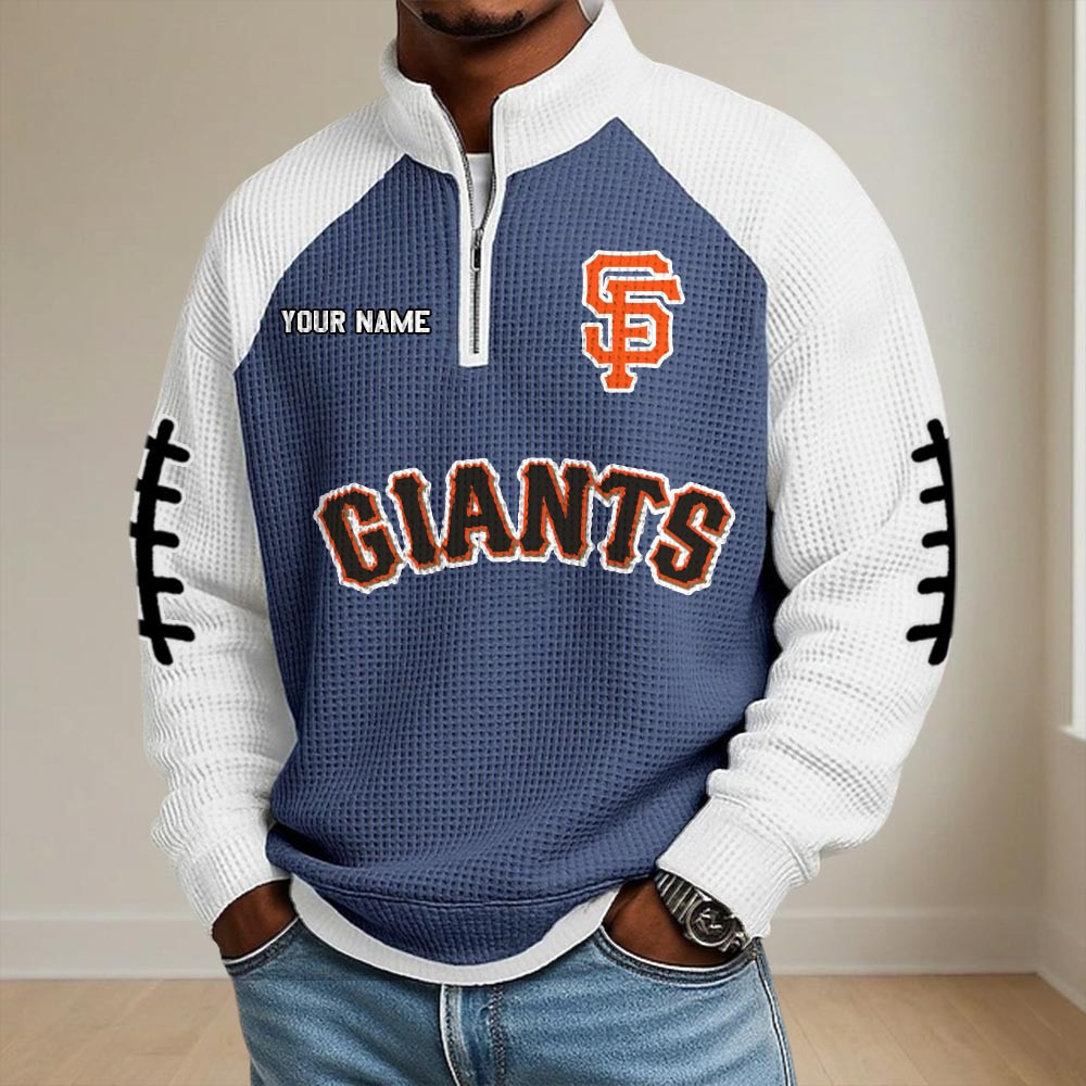 Custom San Francisco Giants Merch Half Zip Sweatshirt Giants Baseball MLB Apparel 1 - Unicasport Custom San Francisco Giants Merch Half Zip Sweatshirt Giants Baseball MLB Apparel