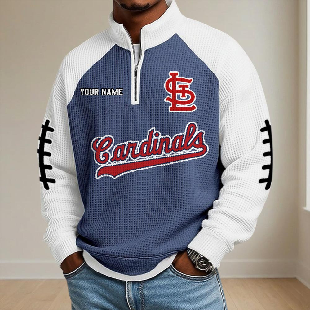 Custom St. Louis Cardinals Merch Half Zip Sweatshirt Cardinals Baseball MLB Clothes 1 - Unicasport Custom St. Louis Cardinals Merch Half Zip Sweatshirt Cardinals Baseball MLB Clothes
