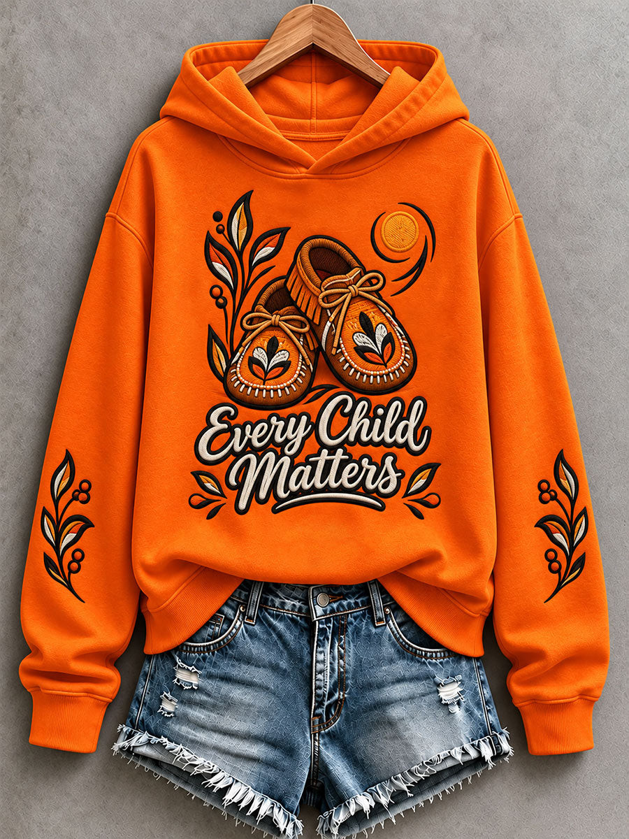 Every Child Matters Hoodie Orange Shirt Day Merch Gift For Girlfriend 1 - Unicasport Every Child Matters Hoodie Orange Shirt Day Merch Gift For Girlfriend