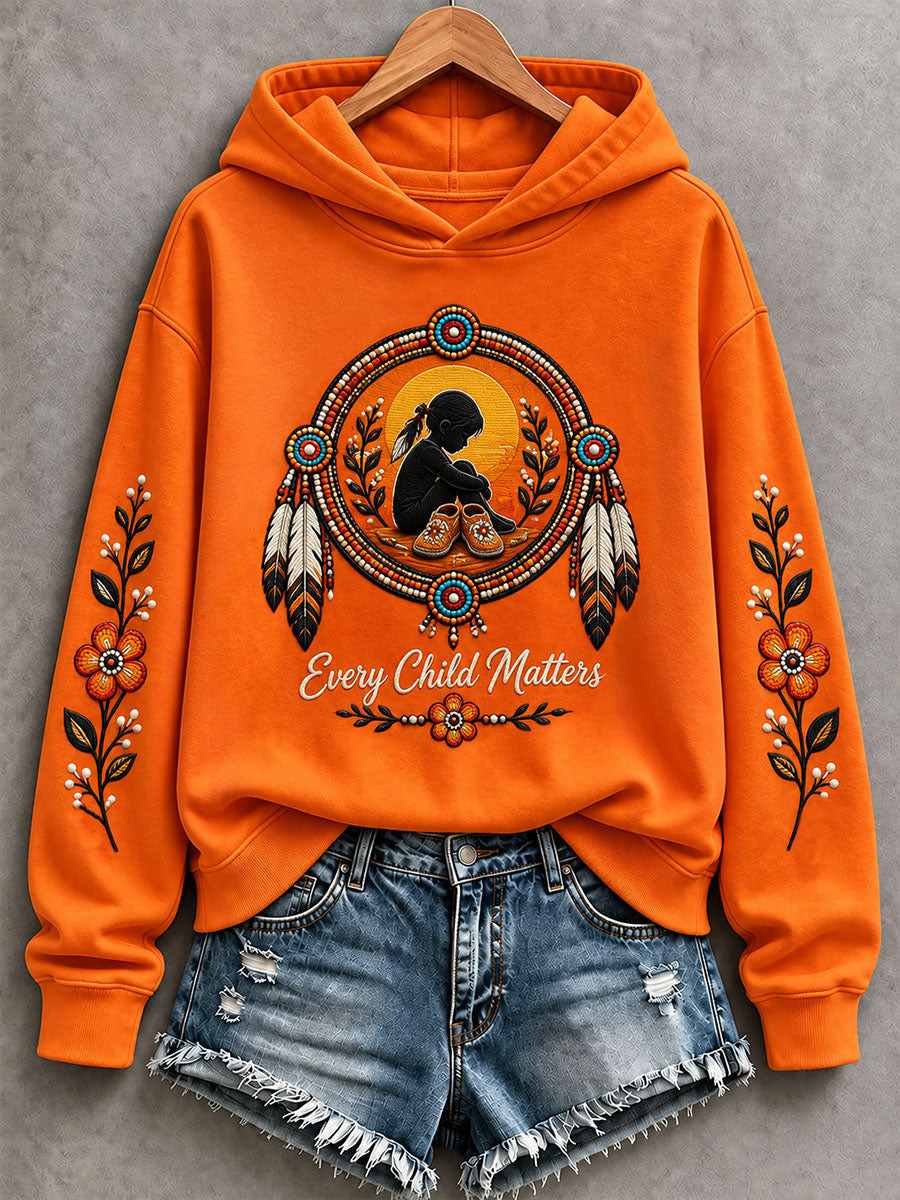 Every Child Matters Hoodie Orange Shirt Day Apparel Indigenous Awareness Gift Ideas 1 - Unicasport Every Child Matters Hoodie Orange Shirt Day Apparel Indigenous Awareness Gift Ideas