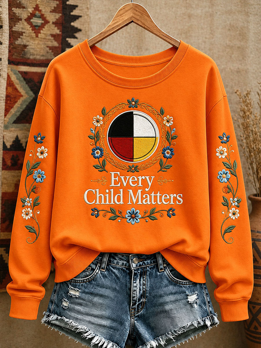 Orange Shirt Day Merch Sweatshirt Women's Apparel Presents For Sister 1 - Unicasport Orange Shirt Day Merch Sweatshirt Women's Apparel Presents For Sister