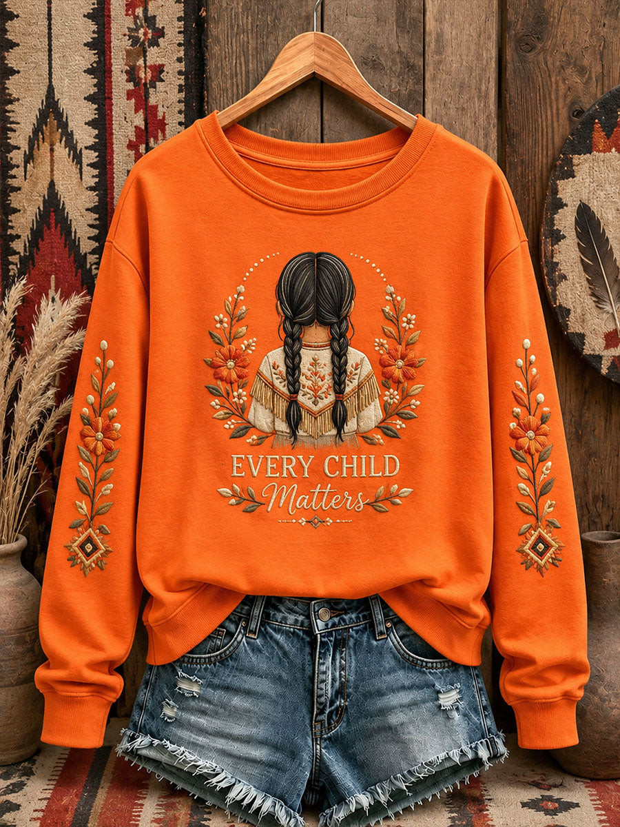 Orange Shirt Day Merch Sweatshirt Women's Apparel Good Gifts For Mom 1 - Unicasport Orange Shirt Day Merch Sweatshirt Women's Apparel Good Gifts For Mom