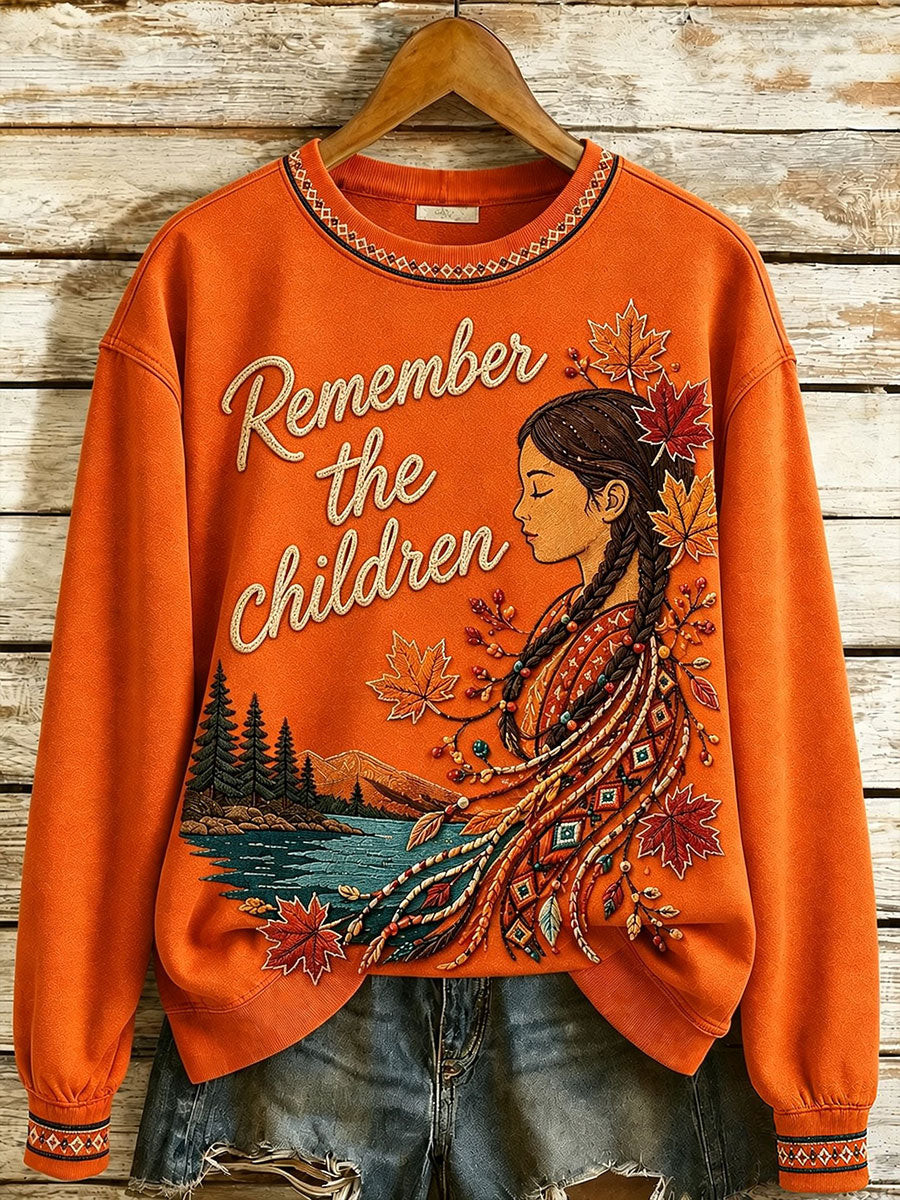 Remember The Children Sweatshirt Orange Shirt Day Merch Support Gifts 1 - Unicasport Remember The Children Sweatshirt Orange Shirt Day Merch Support Gifts