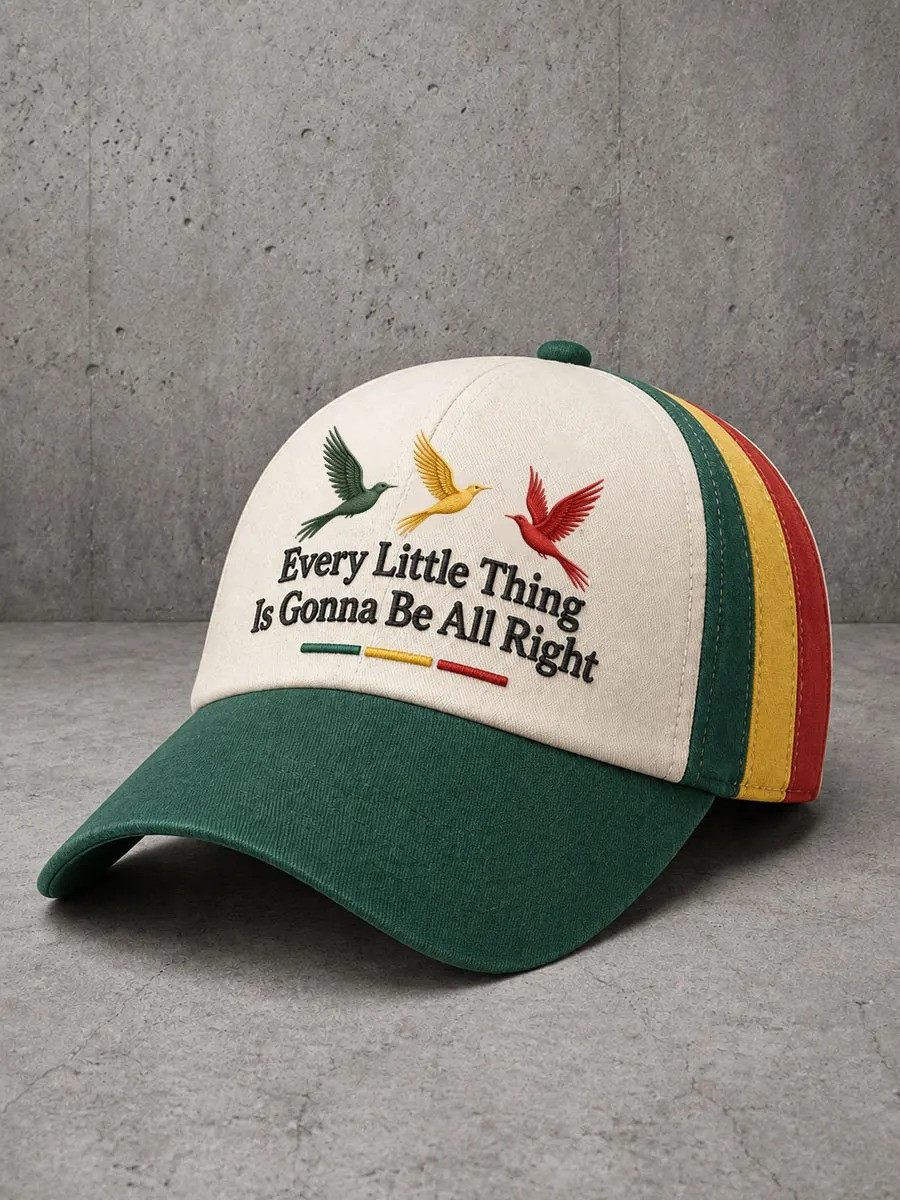 Every Little Thing Is Gonna Be All Right Vintage Hat Reggae Inspired Baseball Cap Gifts For Dad