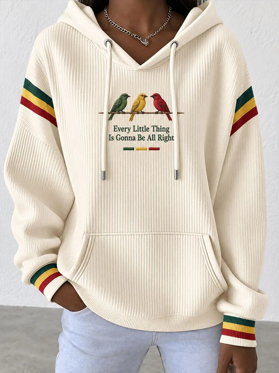 Every Little Thing Is Gonna Be All Right Hoodie Reggae Inspired Attire Music Lover Gift 1 - Unicasport Every Little Thing Is Gonna Be All Right Hoodie Reggae Inspired Attire Music Lover Gift