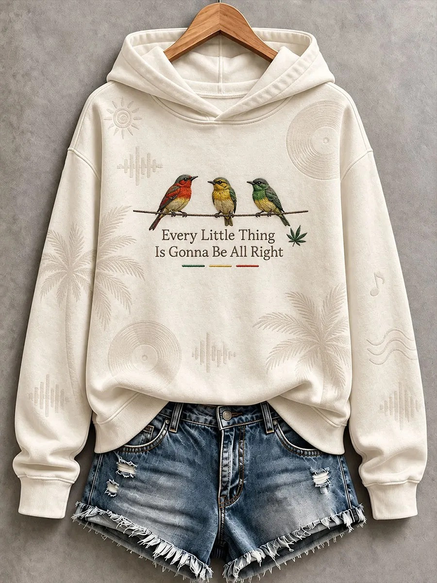 Every Little Thing Is Gonna Be All Right Hoodie Reggae Music Hoodie Gift For Music Lovers 1 - Unicasport Every Little Thing Is Gonna Be All Right Hoodie Reggae Music Hoodie Gift For Music Lovers