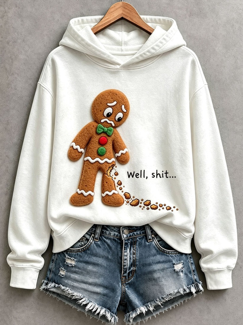 Funny Christmas Gingerbread Hoodie Christmas Gift For Women 1 - Unicasport Funny Christmas Gingerbread Hoodie Christmas Gift For Women