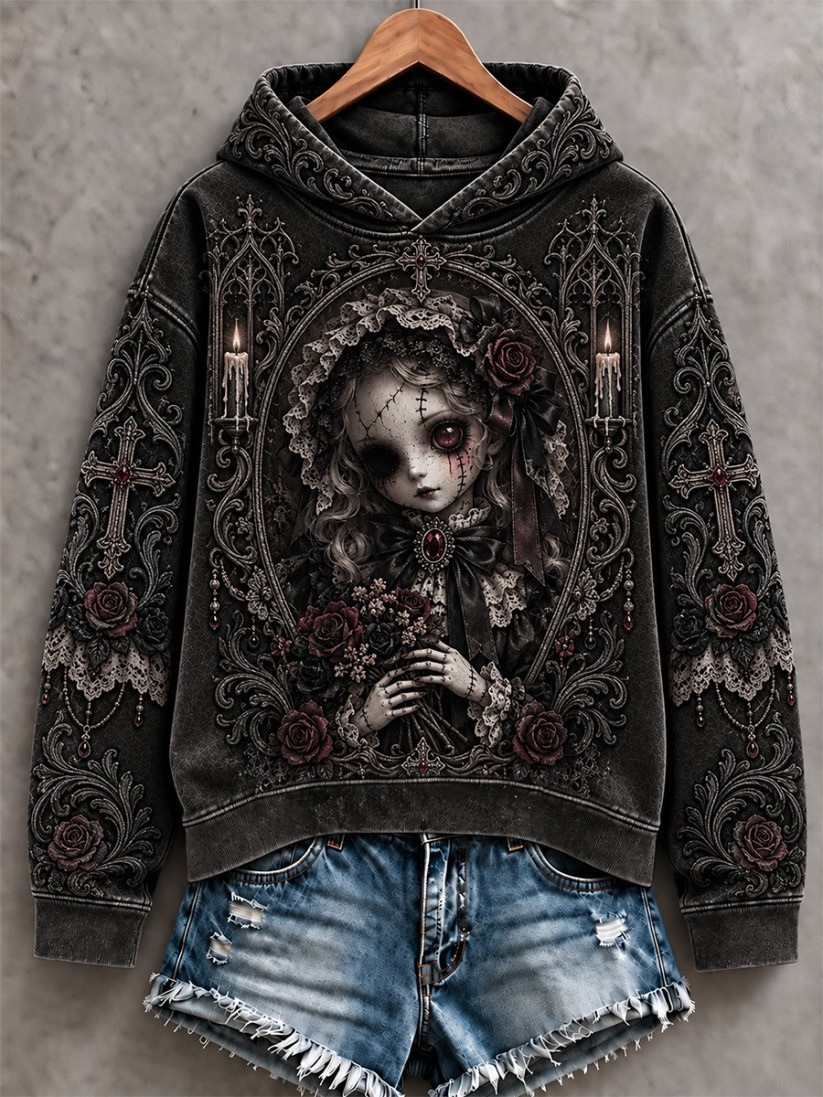 Halloween Creepy Dolls Hoodie Halloween Horror Nights Clothes Gift For Bestie 1 - Unicasport Halloween Creepy Dolls Hoodie Halloween Horror Nights Clothes Gift For Bestie