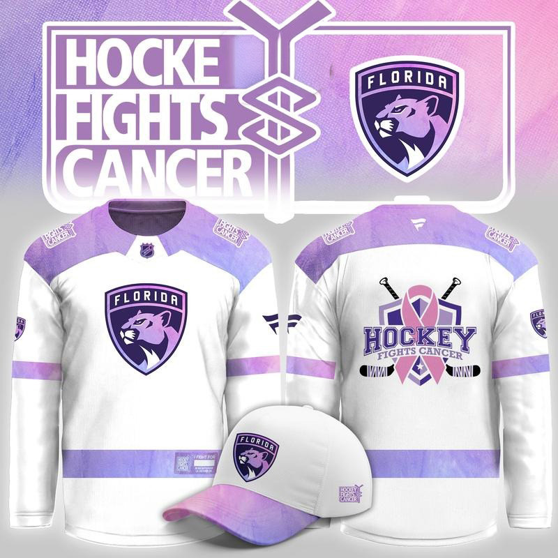 Florida Panthers Merch Hockey Fights Cancer 2026 Hockey Jersey Shirt Gift For Hockey Lover 1 - Unicasport Florida Panthers Merch Hockey Fights Cancer 2026 Hockey Jersey Shirt Gift For Hockey Lover