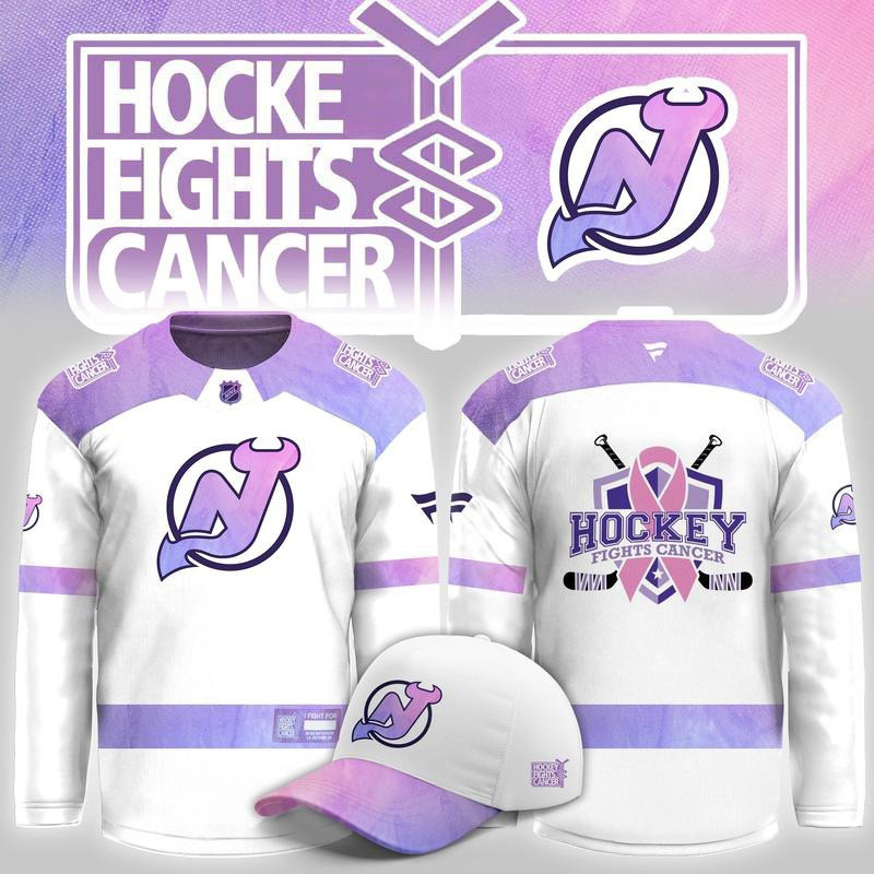 New Jersey Devils Merch Hockey Fights Cancer 2026 Hockey Jersey Shirt Presents For Hockey Fans 1 - Unicasport New Jersey Devils Merch Hockey Fights Cancer 2026 Hockey Jersey Shirt Presents For Hockey Fans