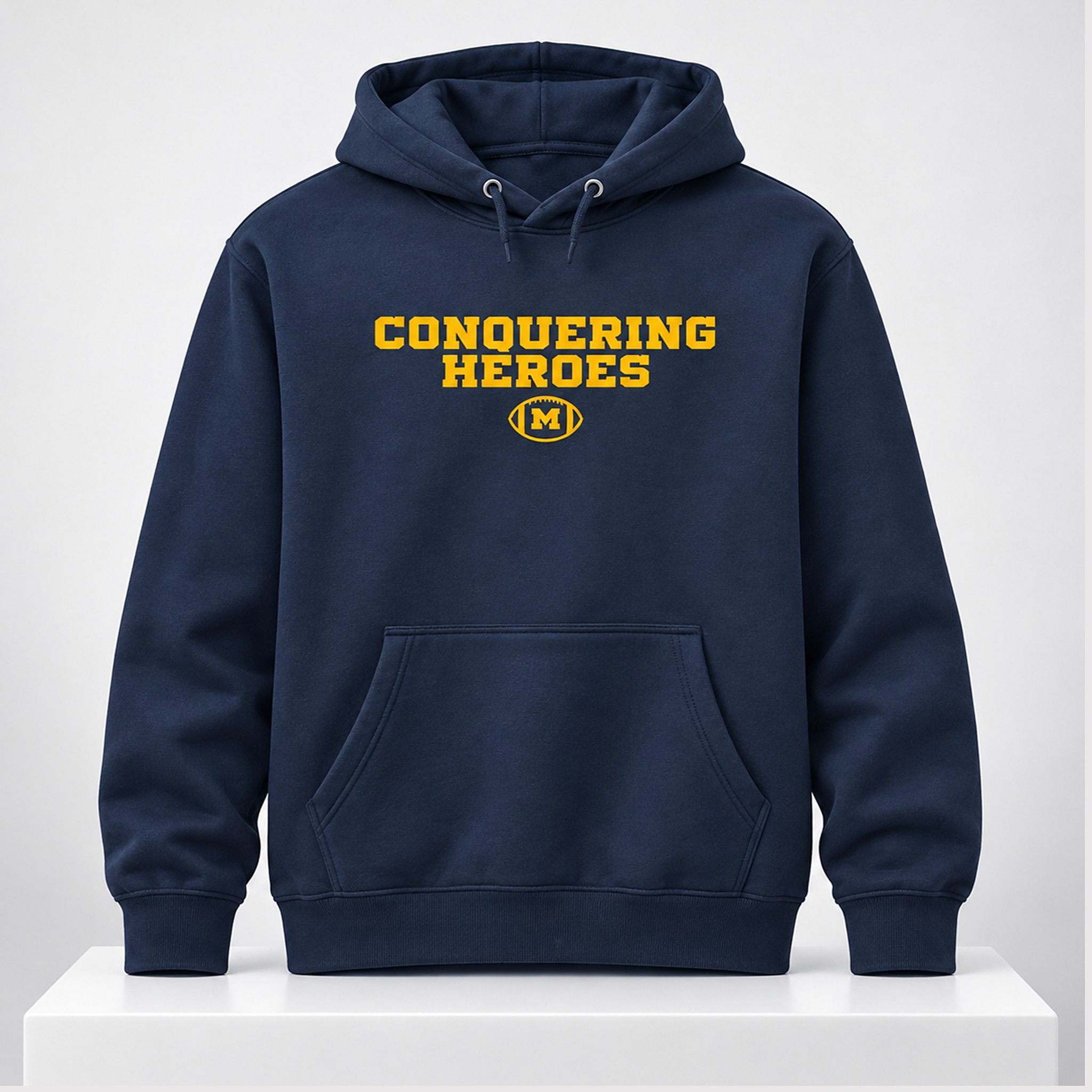 Dave Portnoy Conquering Heroes Michigan Wolverines Hoodie Dave Portnoy Apparel Fan Gear