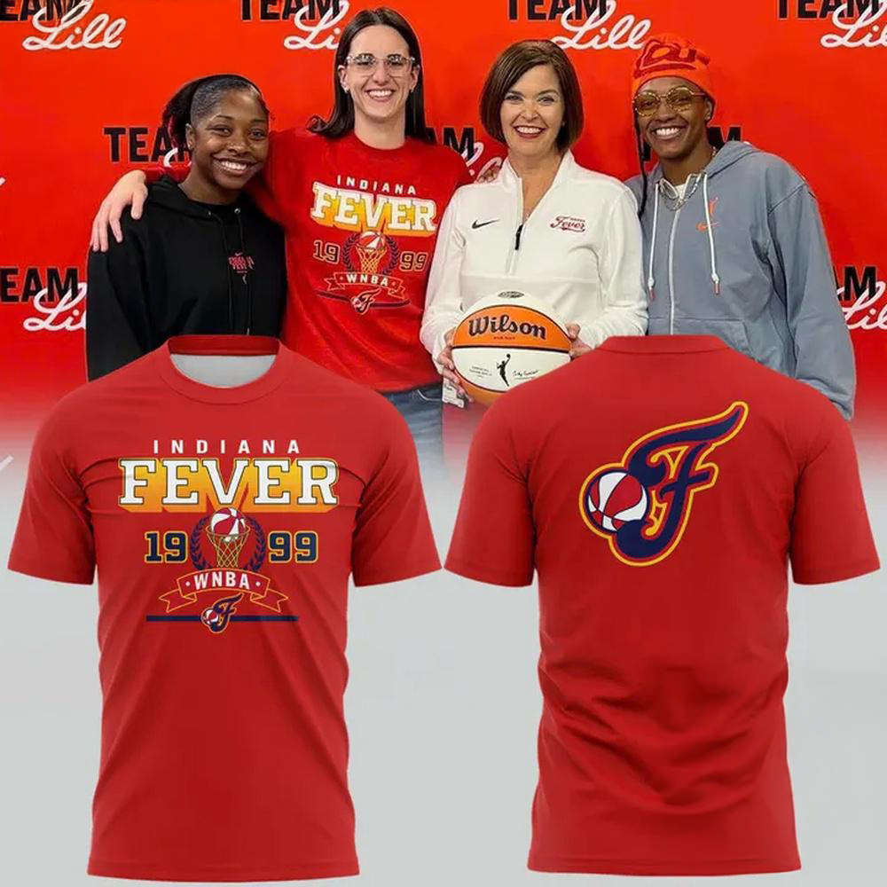 1999 Indiana Fever WNBA Limited Edition Graphic T Shirt