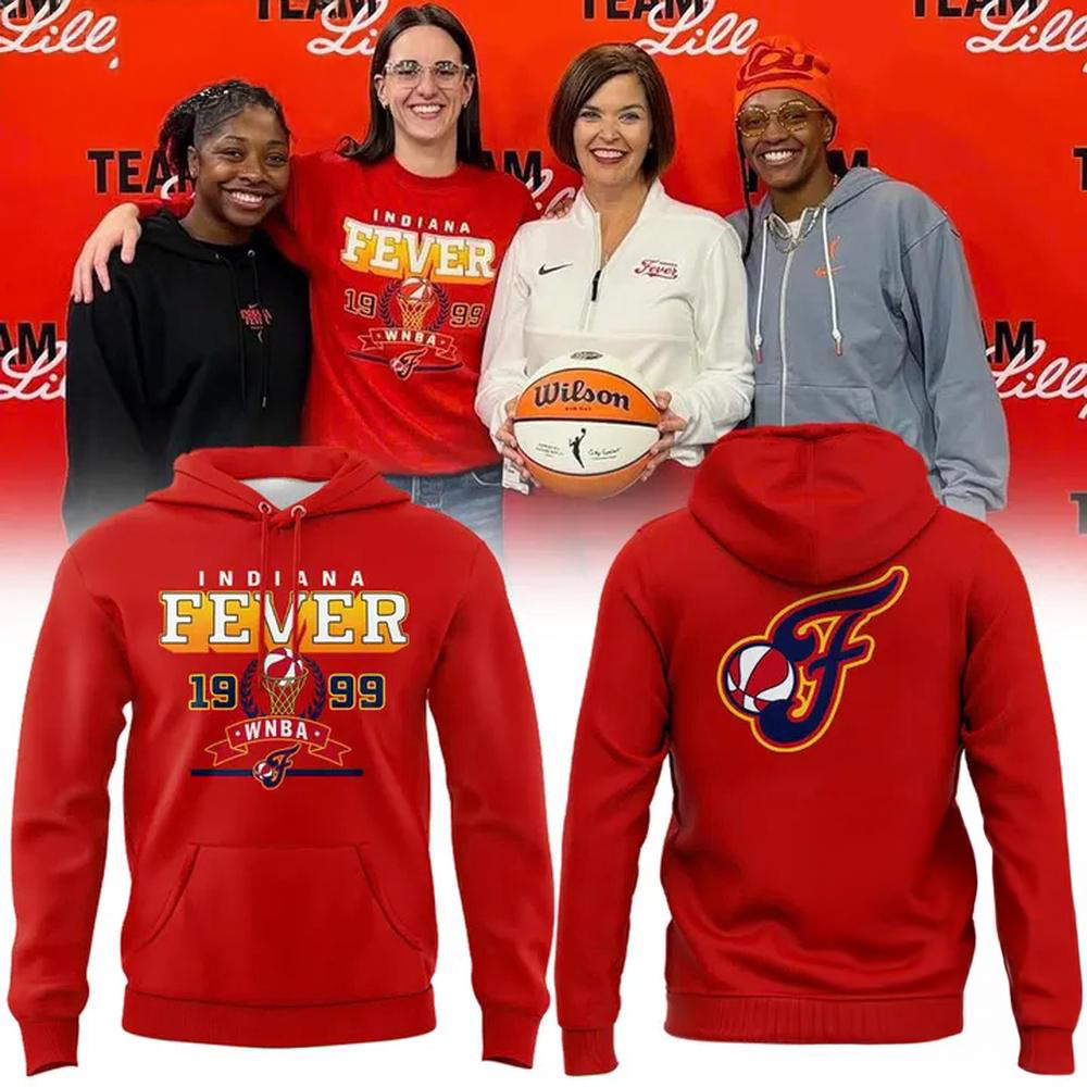 1999 Indiana Fever WNBA Limited Edition Pullover Hoodie