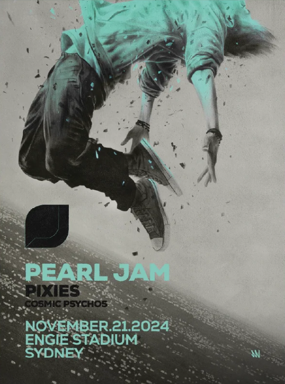 2024 Pearl Jam Sydney Event Poster