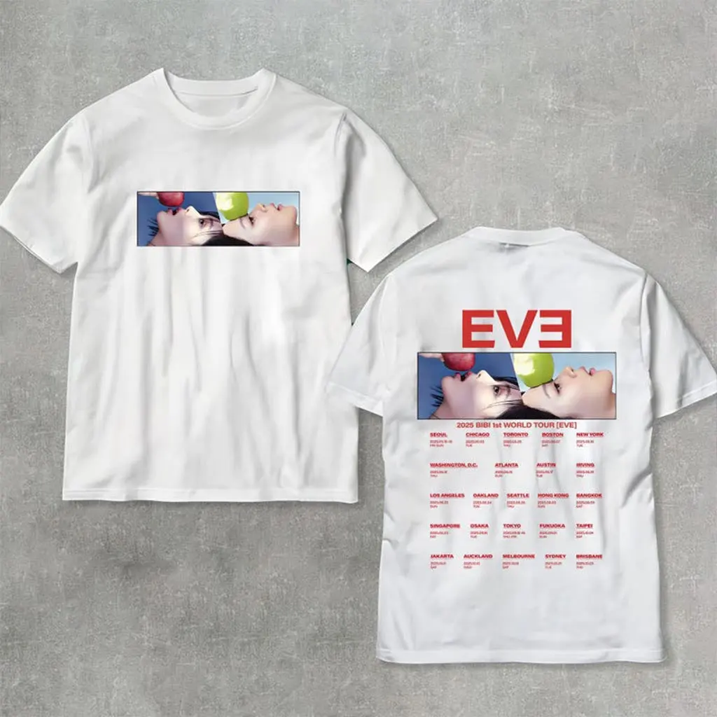 2025 Bibi 1st World Tour Eve Shirt Eve World Tour Shirt Bibi Kpop Merch Gift Ideas For Fans