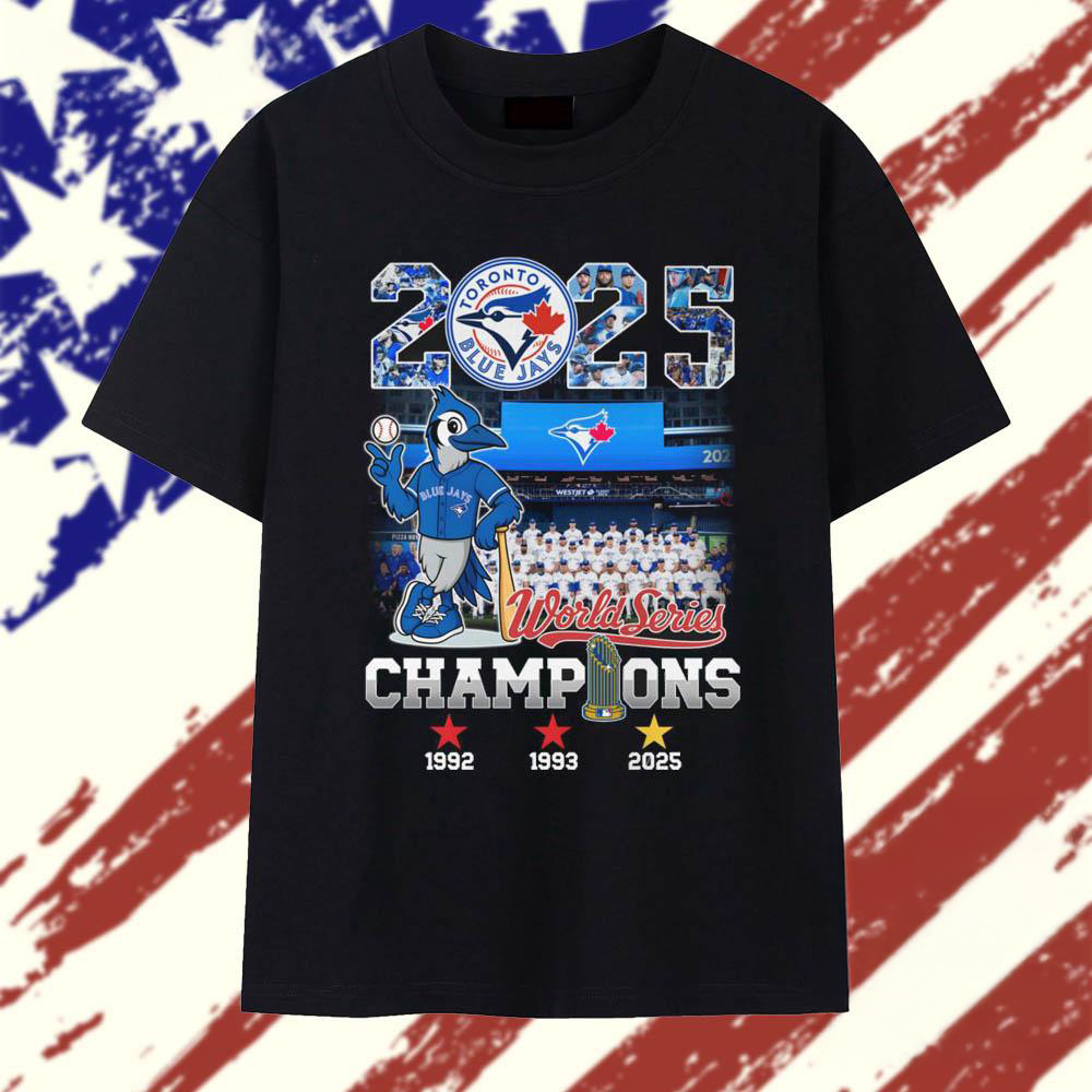 2025 Toronto Blue Jays World Series Champions Mascot T Shirt