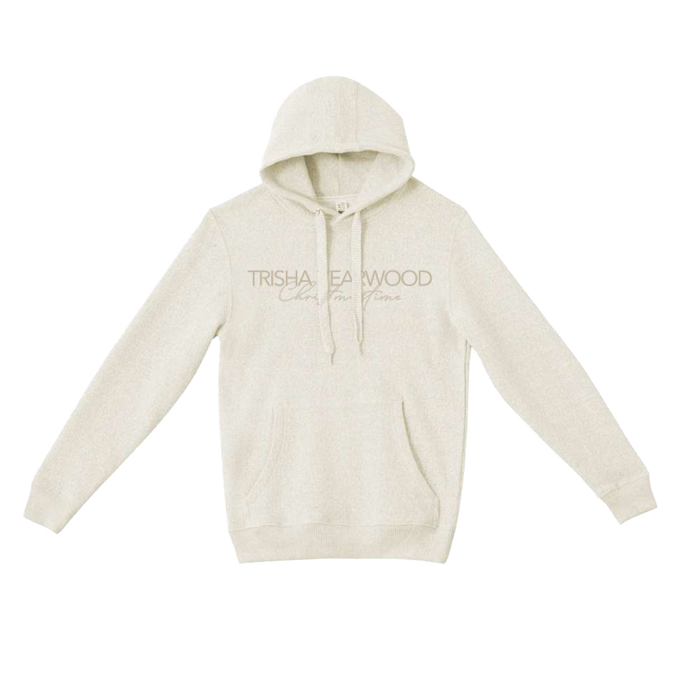2025 Trisha Yearwood Christmastime White Hooded Fleece