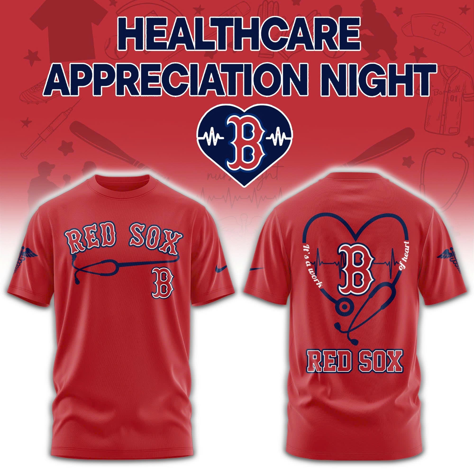 2026 Boston Red Sox Healthcare Appreciation Night Limited Edition TShirt