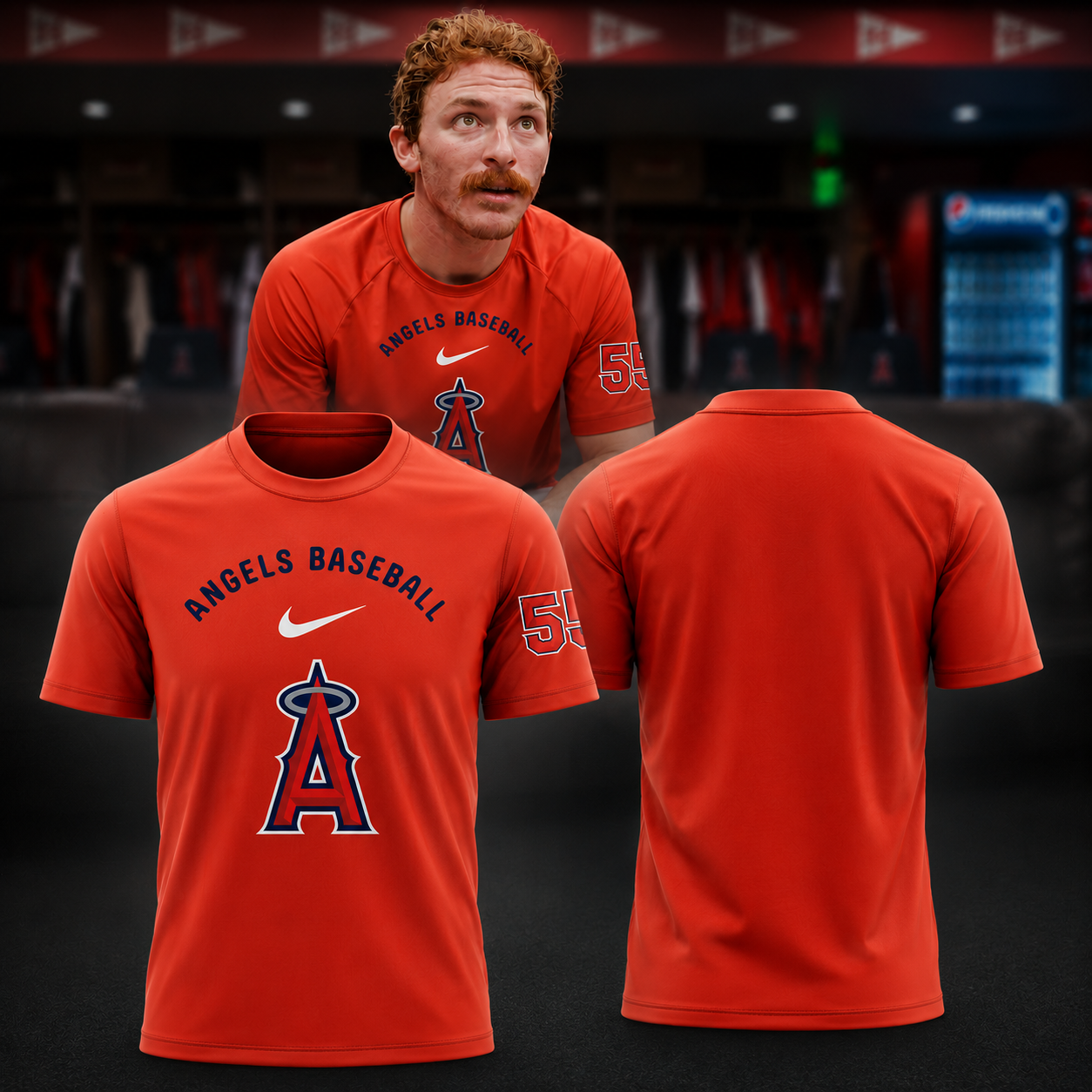 2026 Los Angeles Angels Baseball Graphic T-Shirt MLB Fan Tee Gift For Baseball Fans