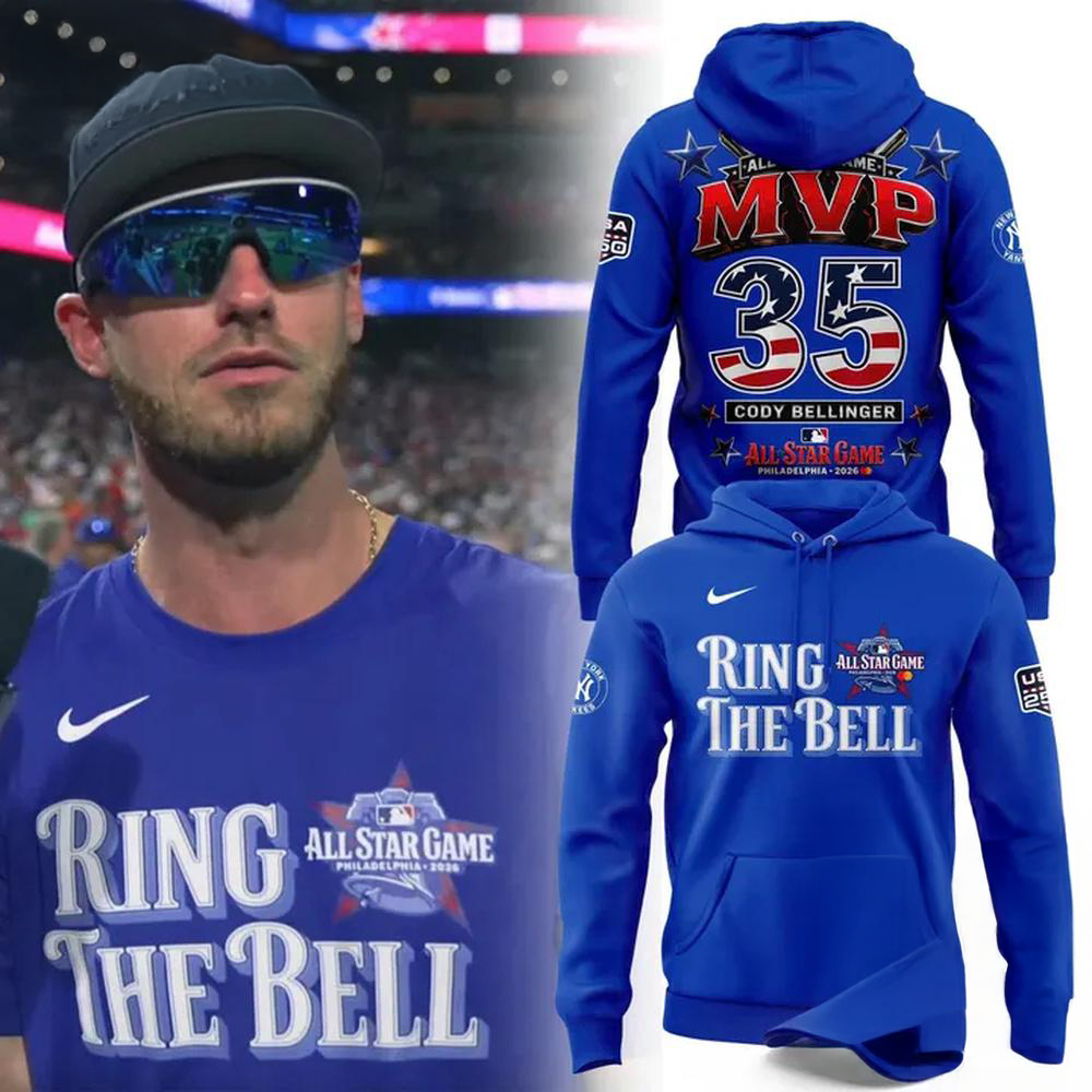 2026 Philadelphia MLB All Star Game Cody Bellinger MVP Ring The Bell Baseball Hoodie