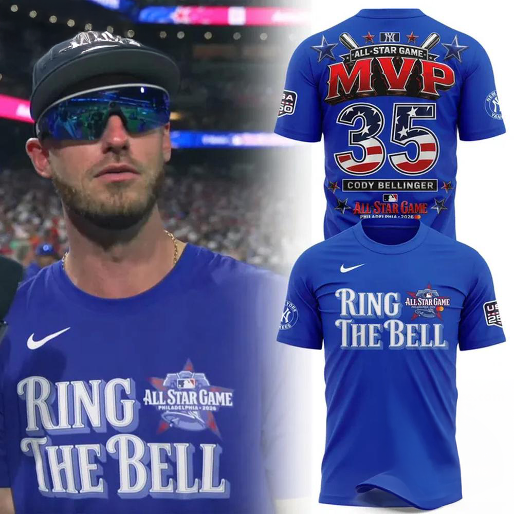 2026 Philadelphia MLB All Star Game Cody Bellinger MVP Ring The Bell Graphic T Shirt