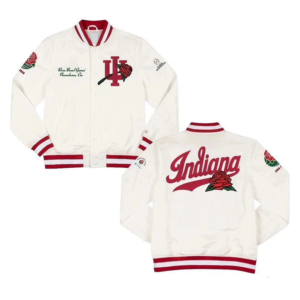 2026 Rose Bowl Indiana Hoosiers Bomber Jacket Merch 2026