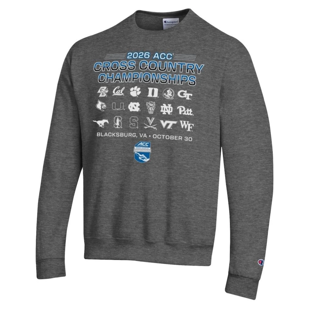 2026 ACC Cross Country Championships Blacksburg VA October 30 Team Logos Champion Long Sleeve Tshirt