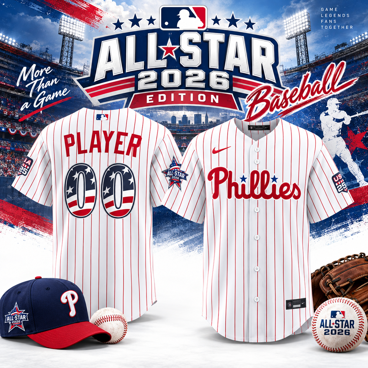 2026 All-Star Edition Stars Stripes Men Philadelphia Phillies Nike White Stadium Pick-A-Player Name or Nummer Jersey Merch 1 - Unicasport 2026 All-Star Edition Stars Stripes Men Philadelphia Phillies Nike White Stadium Pick-A-Player Name or Nummer Jersey Merch