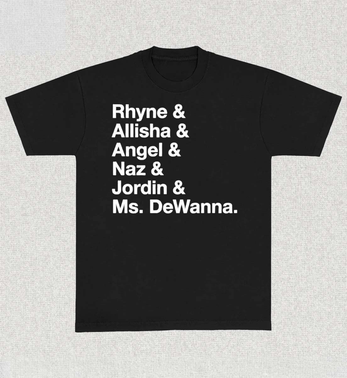 2026 Atlanta Dream Rhyne Allisha Angel Naz Jordin Ms DeWanna Shirt