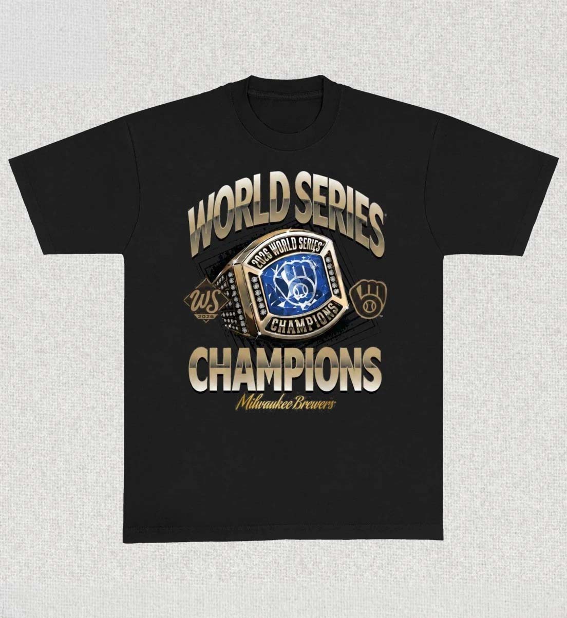 2026 Brewers World Series Championship Ring Shirt
