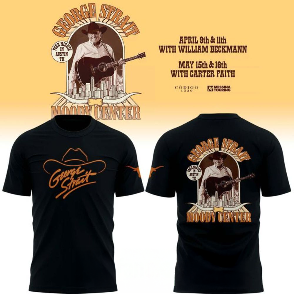 2026 George Strait x Texas Longhorns Special Black Shirt