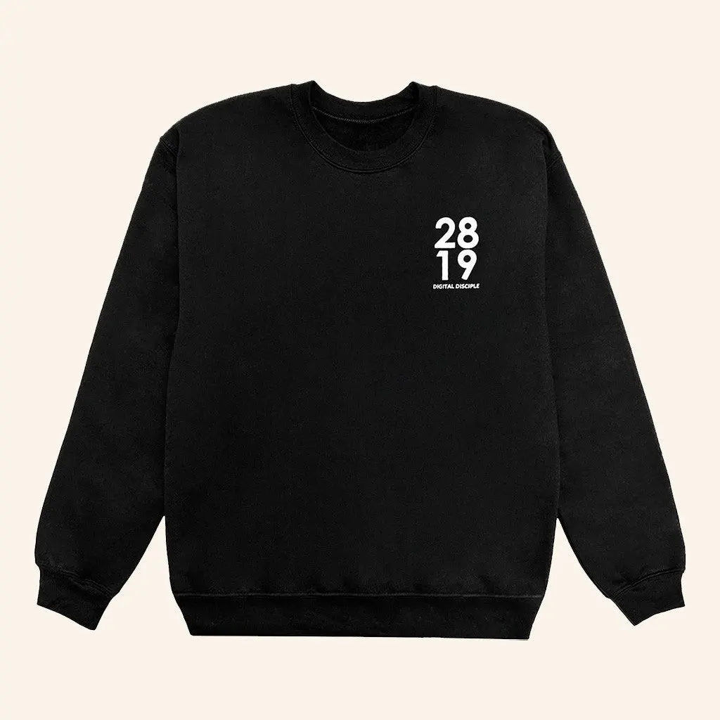 2819 Church Merch 2819 Digital Disciple Black Sweatshirt Gifts For Him