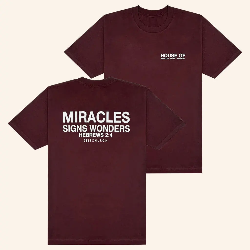 2819 Church Merch House Of Miracles TShirt Gifts For Husband