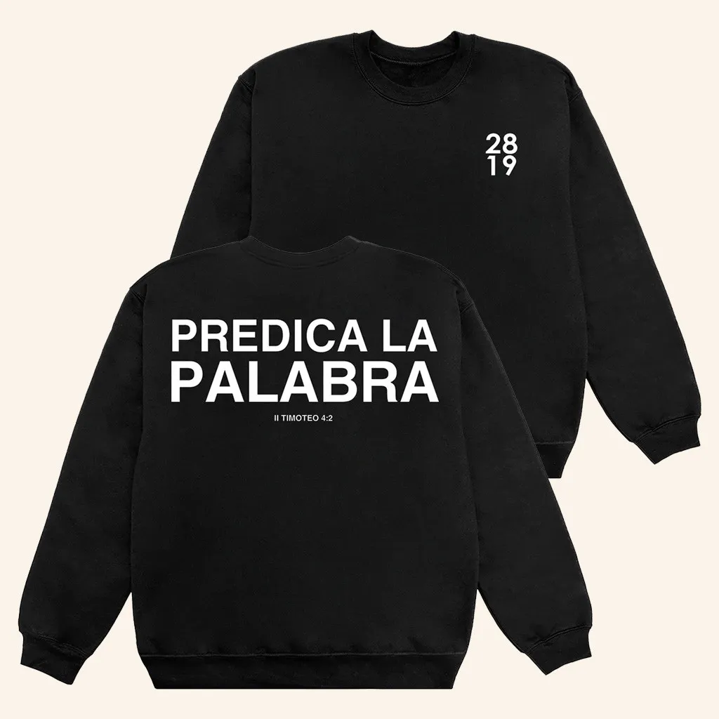 2819 Merch Sudadera Predica La Palabra Sweatshirt Christmas Gifts For Husband
