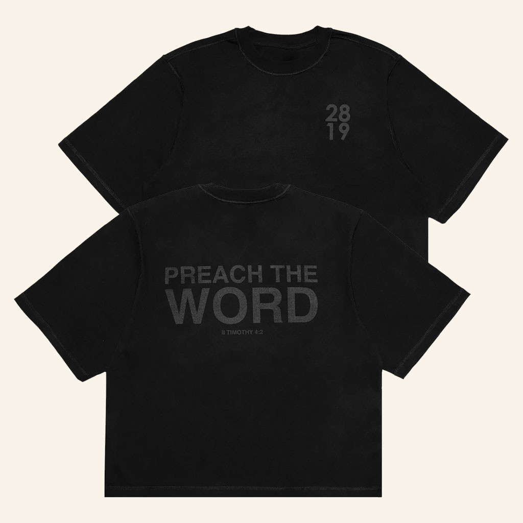 2819 Merch 2026 Preach The WordTShirtBlack Birthday Gift For Brother