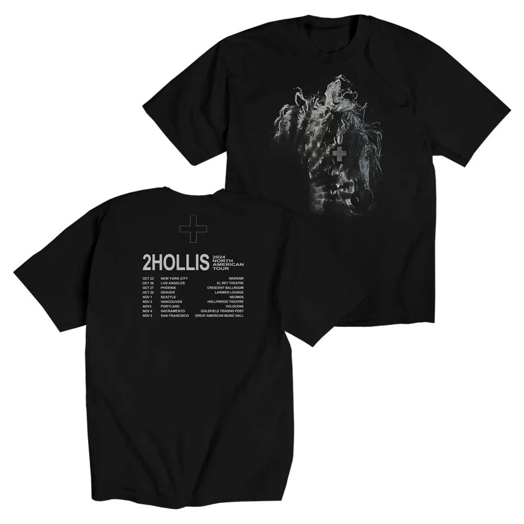 2Hollis Merch Leg One Black TShirt Gifts For Boyfriend