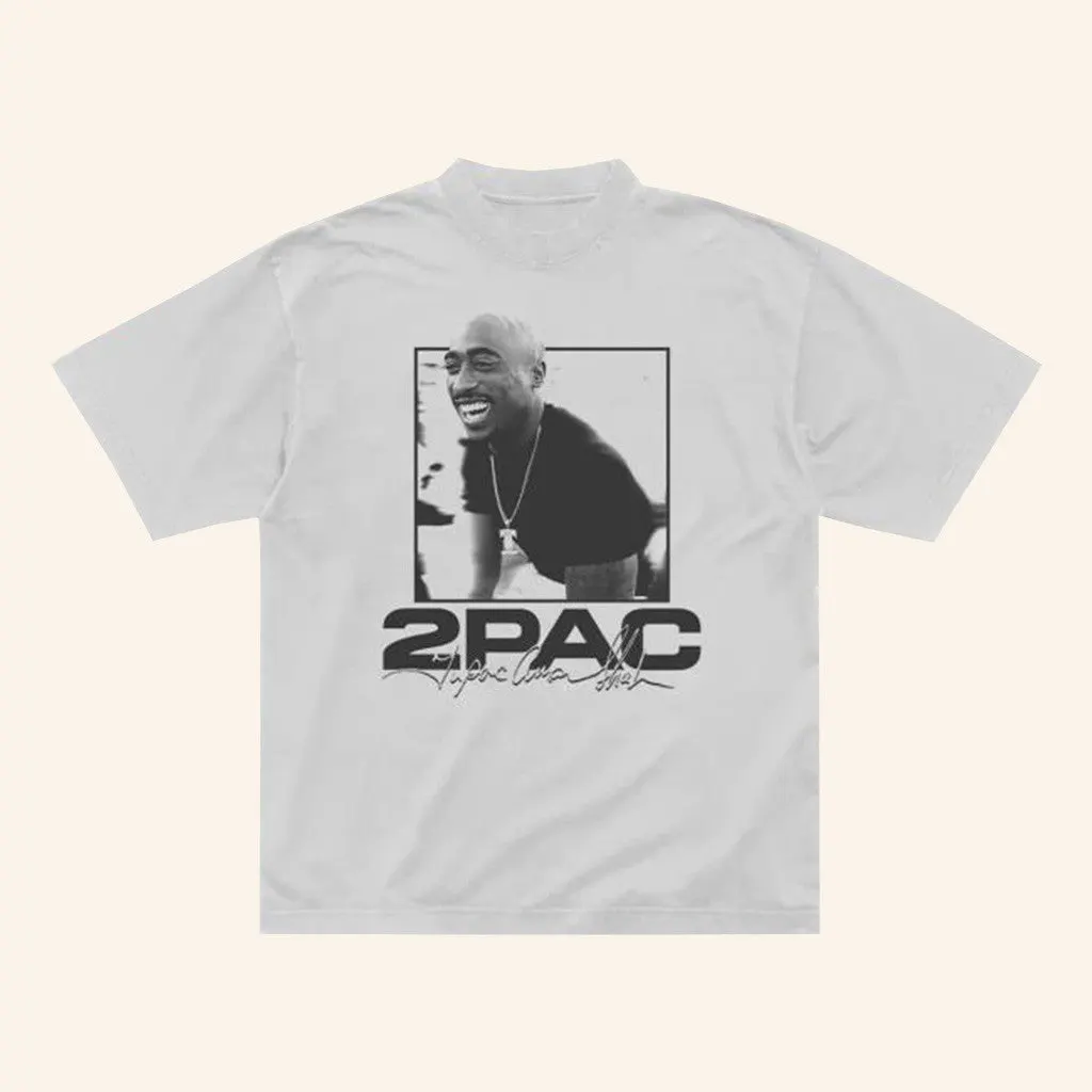 2Pac Merch 2 Live And Die In La White TShirt Gifts For Rapper Fans