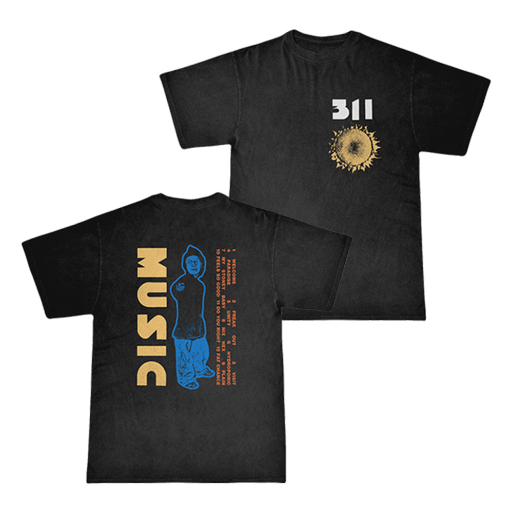 311 Merch 311 Music Anniversary Black TShirt Gifts For Band Fans Gift Idea for Boyfriend