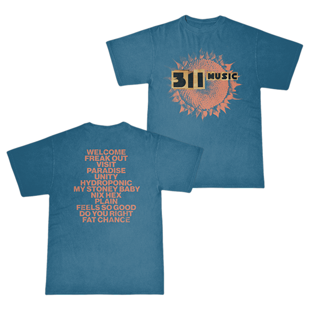 311 Merch 311 Music Anniversary Blue TShirt Gifts For Band Fans Country Boy Gift