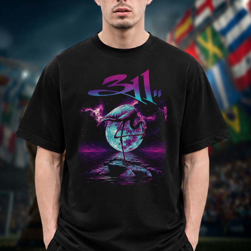 311 Band Summer Tour 2026 Mystic Flamingo Unisex T Shirt