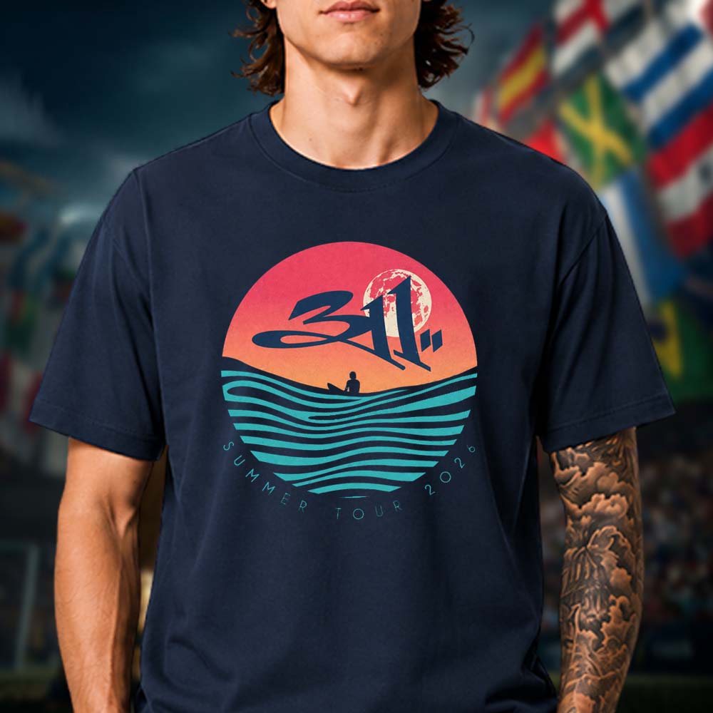 311 Band Summer Tour 2026 Surfer Circle Unisex T Shirt