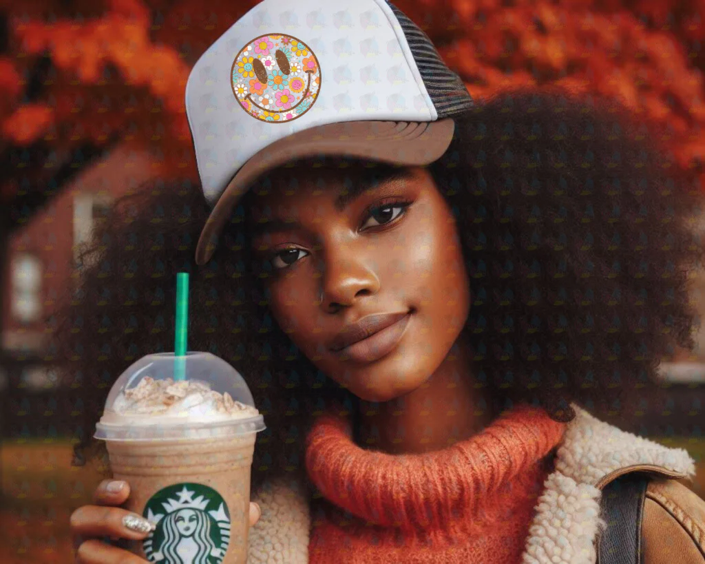 4 hat flower transparent smiley funny christmas gift